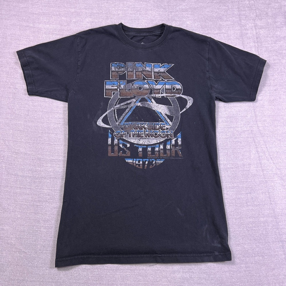 Anthill Rockware Mens Black Pink Floyd Dark Side Moon US Tour Graphic T-Shirt S